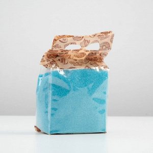 Кондитерская посыпка "Кристаллический сахар", голубая, 1кг