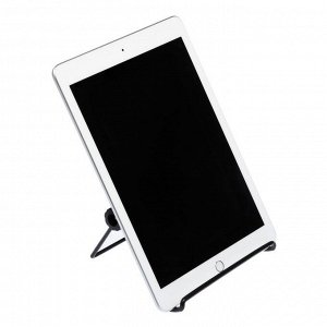 Подставка для планшета LuazON, 18х14 см, регулируемая, металл, черная