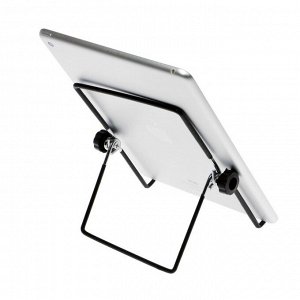 Подставка для планшета LuazON, 18х14 см, регулируемая, металл, черная