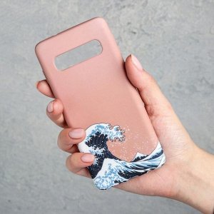 Чeхoл для тeлeфoнa Samsung S10 «Бoльшaя вoлнa», 7,04 х 15,0 cм