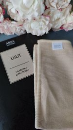 Салфетка AQUAmagic Ujut для стекла беж