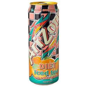 напиток ARIZONA Iced Tea Diet with Peach Flavor 680 мл Ж/Б 1/24
