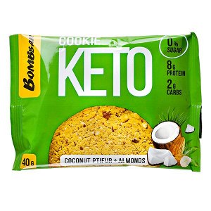 Печенье Bombbar KETO Coconut Ptifur+Almonds 40 г 1 уп.