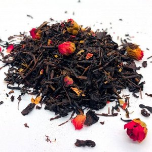 Чёрный чай с розой 100 гр
