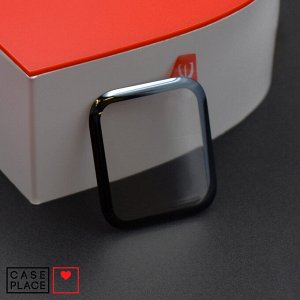 Защитное 3D стекло для Apple Watch 44 мм черное