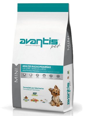 Avantis pet Mini 2кг  (Сухой полнорационный корм для собак маленьких пород; мясное ассорти)