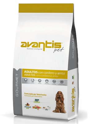 Avantis pet Gourmet 3кг  (Сухой полнорационный корм для собак; ягненок, рис)