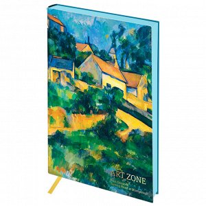 Записная книжка А5 80л. ЛАЙТ, кожзам, Greenwich Line "Vision. Cezanne. Turning Road", тон. блок в точку