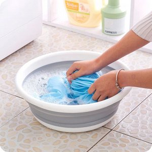 Складной силиконовый тазик Son Tai Folding Washbasin 31.5 см