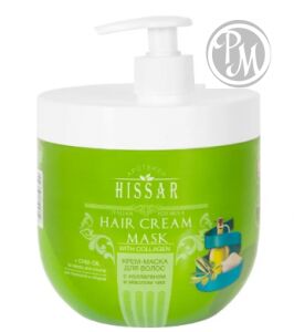Luxor professional крем-маска Apoteker Hissar для волос с коллагеном и маслом чиа с дозатором 1000 мл