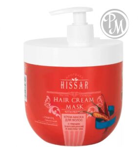 Luxor professional крем-маска Apoteker Hissar для волос с перцем (капсаицином) и маслом чиа с дозатором 1000 мл