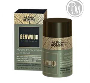 Estel alpha homme genwood hydro гель-крем для лица 50 мл.