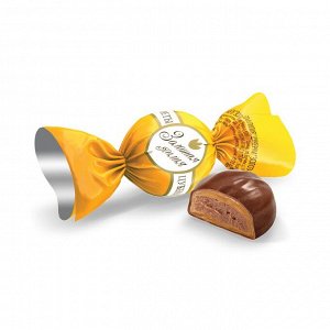 Конфета тоффи с разнообразными нежными начинками и вкусами: баттерскотч  абрикоса  цельного ореха покрытая шоколадной глазурью.