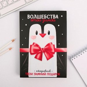 Art Fox Ежедневник в подарочной коробке &quot;Волшебства этой зимой&quot;, 80 листов