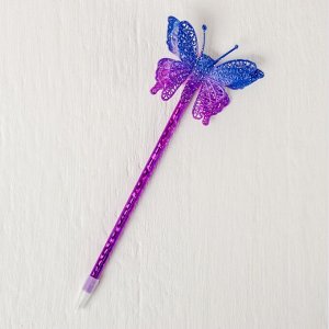Ручка «Бабочка», цвета МИКС
