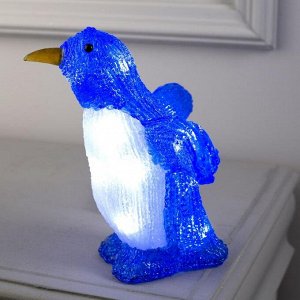 Светодиодная фигура «Пингвин» 20.5 x 20.5 x 7 см, акрил, батарейки ААх2 (не в комплекте), свечение белое