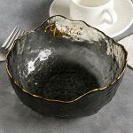 Салатник &quot;Чудеса&quot;, чёрный, 16 см