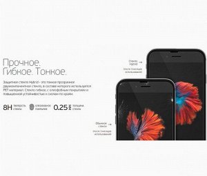 Защитное стекло iPhone 7/8 Plus Hybrid, Deppa, 62040