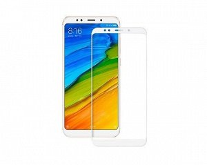 Защитное стекло Xiaomi Redmi 5 Plus Full белое