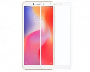 Защитное стекло Xiaomi Redmi 6/6A Full белое