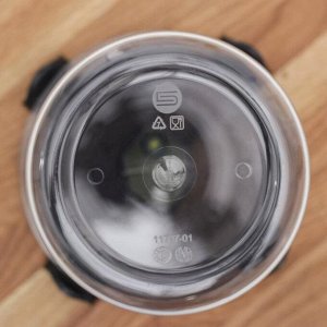 Контейнер круглый герметичный с клапаном Brilliant, 1,15 л, цвет чёрный