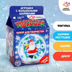 Набор для творчества «Новогодний шар с гидрогелем: Дед Мороз»