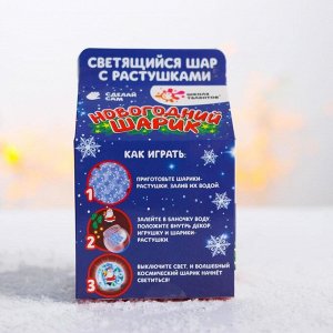 Набор для творчества «Новогодний шар с гидрогелем: Дед Мороз»