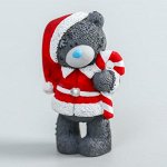 Сувенир полистоун &quot;Медвежонок Me to you новогодний с леденцом&quot; 6,5х7 см