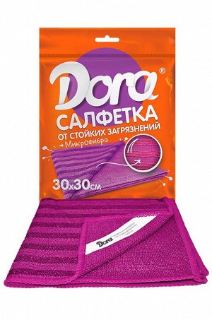 Dora, Салфетка из микрофибры от стойких загрязнений с нейлоновой нитью Dora