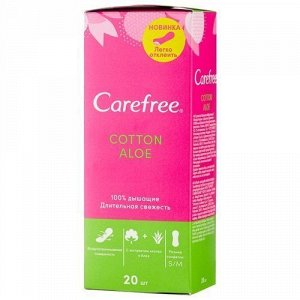 Carefree® Салфетки Aloe 20 шт