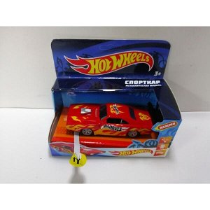 1809C514-R Машина металл свет-звук "hot wheels спорткар" 12см,открыв.двери,инерц. в кор. в кор.2*36шт