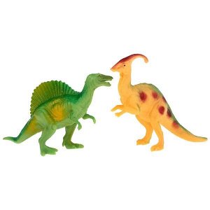 B941043-R Игрушка пластизоль динозавры 4шт в пак. (русс. уп.) Играем вместе в кор.2*60наб
