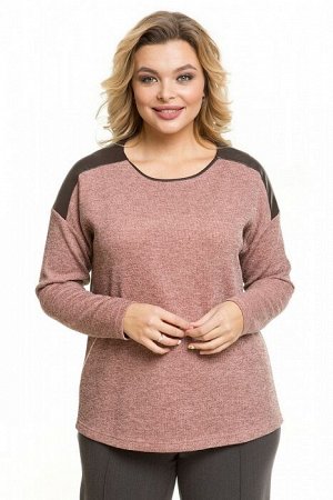 Пуловер 1073 персиковый