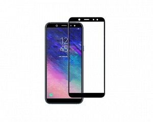 Защитное стекло Samsung A605F Galaxy A6+ (2018)/J810F Galaxy J8 (2018) Full черное