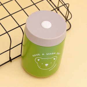 Термос "Have a warm day", green (350ml)