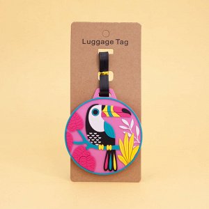 Бирка для багажа "Toucan", pink