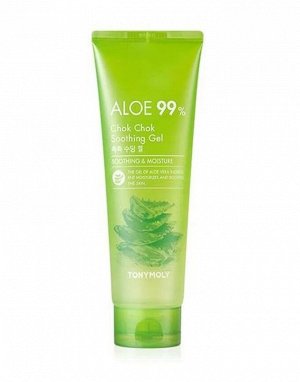 Tony Moly Aloe 99% Chok Chok Soothing Gel Универсальный успокаивающий гель с алоэ, 250 мл