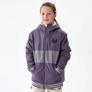 DECATHLON Куртка для сноуборда и лыж для девочек фиолетовая SNB 100 DREAMSCAPE