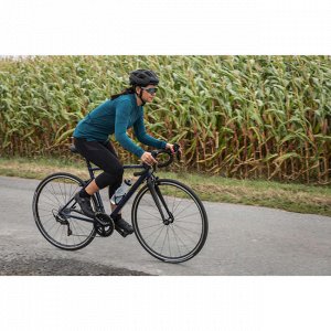DECATHLON Джерси для велоспорта с длинными рукавами женское VAN RYSEL
