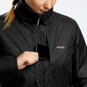 Куртка лыжная женская черная 100 wedze