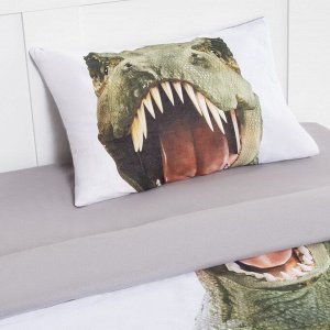 Постельное белье "Этель" 1,5 сп Green Dino 143x215 см, 150x214 см, 50x70 см -1 шт