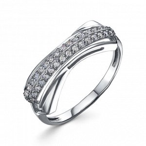 Artefakt Серебряное кольцо с бесцветными фианитами - 1320