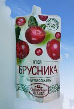 Брусника протертая с сахаром