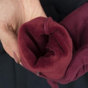 Перчатки женские безразмерные, без утеплителя, для сенсорных экранов, цвет красный