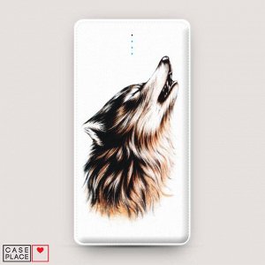 Power bank 10000 mАh Wolf tattoo