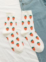 Носки р.35-40 &quot;Fresh&quot; Клубника