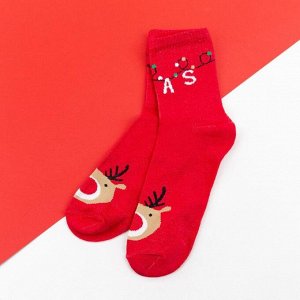 Носки новогодние женские KAFTAN Xmas размер 36-40 (23-25 см)