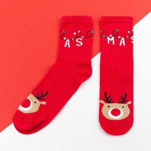 Носки новогодние женские KAFTAN Xmas размер 36-40 (23-25 см)