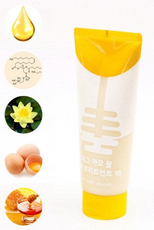 [MAY ISLAND] Маска для волос яичная 200 мл/ Egg Mayonnaise Honey Hair Treatment Pack 200ml