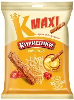 Сухарики Кириешки Maxi 60г/40 начо